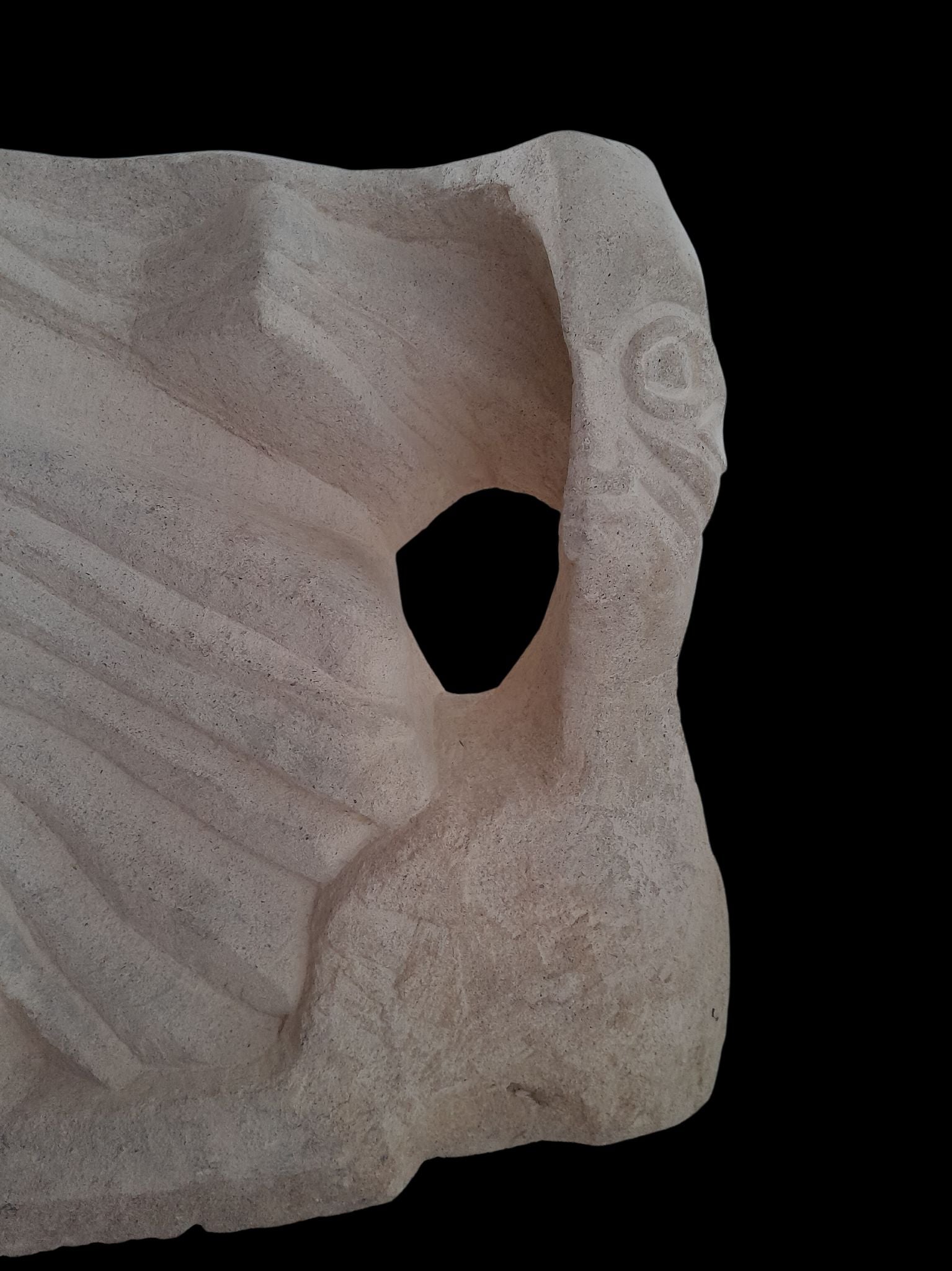 stone carving head 